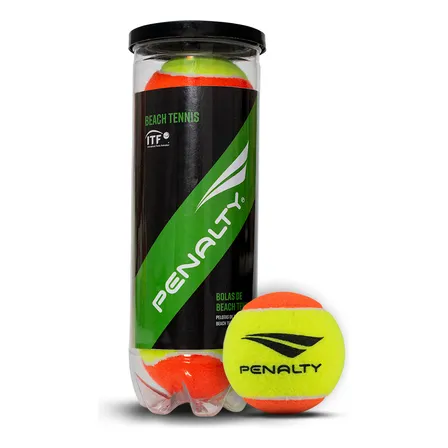 Bolinha Beach Tennis XXII Penalty Tubo Pressurizado com 3 unidades