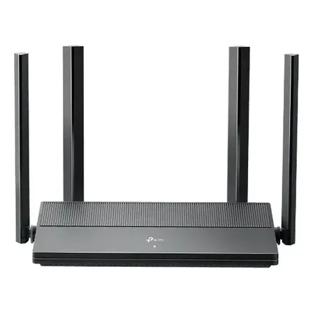 TP-Link EX1500 Roteador Wi-Fi 6 AX1500 Dual Band, 4 portas gigabit, cobertura até 140 m2, 60 dispositivos, configuração em 3 etapas, EasyMesh, baixa latência