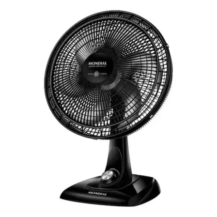 Ventilador de Mesa Mondial Super Power 40cm 6 Pás VSP-40-B 127V Preto/Cinza
