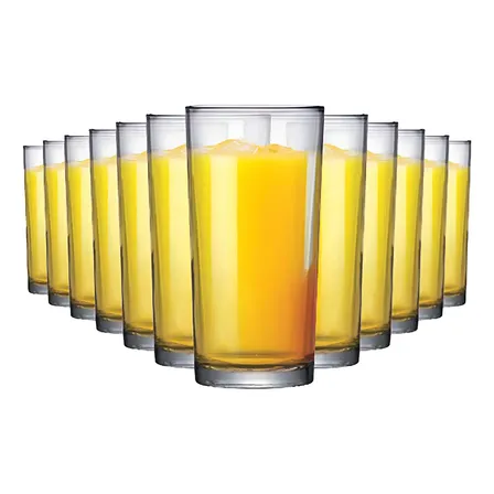 Jogo Copos Long Drink Vidro 255ml Ruvolo Kit 12 Pcs Multiuso