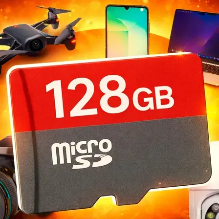 Cartão De Memória 128 Gb Para Câmeras Wi-fi Drones Micro Sd